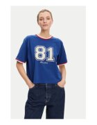 GUESS JEANS Tricou din bumbac organic cu imprimeu