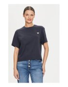GUESS JEANS Tricou lejer din bumbac cu logo mic
