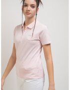 GUESS JEANS Tricou polo cu buzunar pe piept - Roz pastel