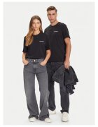 GUESS JEANS Tricou unisex negru - bumbac -