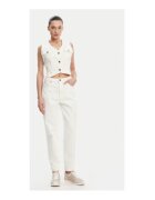 GUESS JEANS Vesta uni cu inchidere cu capse