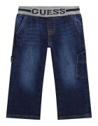 GUESS KIDS Blugi drepti cu aspect decolorat - Bleumarin