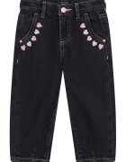 GUESS KIDS Blugi drepti cu broderii cu inimi