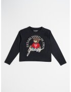 GUESS KIDS Bluza cu model grafic - Rosu/Auriu/Negru