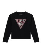 GUESS KIDS Bluza cu paiete - Negru/Roz deschis