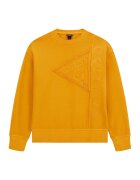 GUESS KIDS Bluza de trening cu logo brodat - Portocaliu mandarina