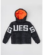 GUESS KIDS Geaca cu imprimeu logo - Alb/Negru