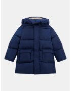 GUESS KIDS Geaca cu vatelina si gluga - Bleumarin