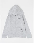 GUESS KIDS Hanorac cu fermoar si logo - Gri melange