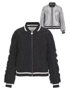 GUESS KIDS Jacheta cu model reversibil - Negru/Argintiu