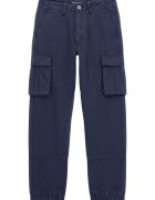 GUESS KIDS Pantaloni cargo de bumbac - Bleumarin