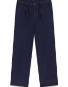 GUESS KIDS Pantaloni din amestec de lyocell cu snur de ajustare - Bleumarin