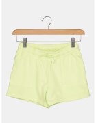 GUESS KIDS Pantaloni scurti de bumbac cu snur - Verde lime