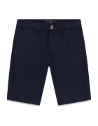 GUESS KIDS Pantaloni scurti din amestec de in - Albastru ultramarin