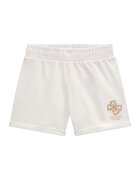 GUESS KIDS Pantaloni scurti din bumbac cu logo - Alb/Bej deschis