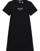 GUESS KIDS Rochie din amestec de bumbac cu logo - Negru
