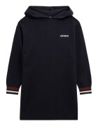 GUESS KIDS Rochie din amestec de lana cu gluga - Bleumarin