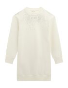 GUESS KIDS Rochie sport cu strasuri - Gri/Crem/Argintiu