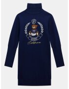 GUESS KIDS Rochie tricotata cu guler inalt - Bleumarin