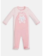 GUESS KIDS Salopeta cu botosei si broderie - Roz pal - Roz pal - Roz pal