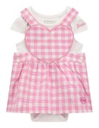 GUESS KIDS Set de body si sarafan - Alb/Roz pastel