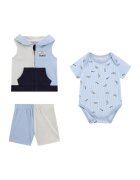 GUESS KIDS Set de imbracaminte - 3 piese - Gri deschis/Albastru deschis
