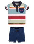 GUESS KIDS Set de tricou polo si pantaloni scurti - Multicolor