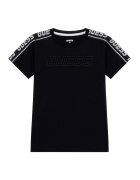 GUESS KIDS Tricou cu logo - Negru/Coral/Alb optic