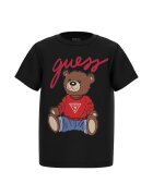 GUESS KIDS Tricou cu model grafic - Rosu/Negru/Maro