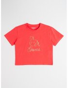 GUESS KIDS Tricou cu strasuri - Auriu/Coral