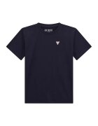 GUESS KIDS Tricou din bumbac cu decolteu la baza gatului - Albastru ultramarin