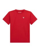 GUESS KIDS Tricou din bumbac cu decolteu la baza gatului - Rosu