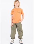 GUESS KIDS Tricou din bumbac cu imprimeu grafic pe partea din spate - Alb/Negru/Portocaliu