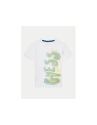 GUESS KIDS Tricou din bumbac cu logo contrastant