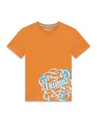 GUESS KIDS Tricou regular fit cu imprimeu grafic - Portocaliu mandarina