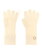 GUESS Manusi tricotate cu detalii logo - Crem