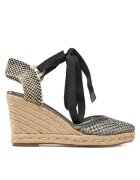 GUESS Mocasini dama argintiu - textil