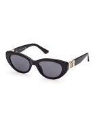 GUESS Ochelari de soare cat-eye cu logo - Auriu/Negru