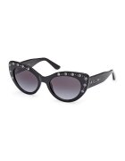 GUESS Ochelari de soare cat-eye cu strasuri - Negru