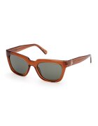 GUESS Ochelari de soare cu lentile uni - Portocaliu stins