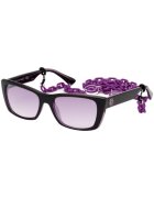 GUESS Ochelari de soare dama GU7652 53 05Z - purpuriu/neagra