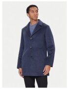 GUESS Palton pentru barbati bleumarin - lana