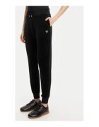 GUESS Pantaloni cu model uni si banda cu snur