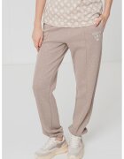 GUESS Pantaloni de trening cu logo brodat - Maro taupe deschis