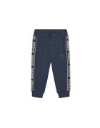 GUESS Pantaloni de trening din amestec de bumbac cu snur in tale si benzi laterale contrastante -