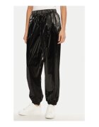 GUESS Pantaloni de trening din poliamida cu aspect lucios si terminatii elastice