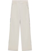 GUESS Pantaloni din amestec de modal cu imprimeu text lateral - Alb fildes