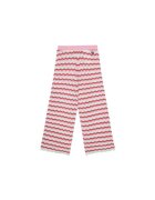 GUESS Pantaloni din bumbac organic - Multicolor
