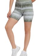 GUESS Pantaloni scurti ciclism dama Corrine - Poliester/Elastan - Verde/Alb - Verde
