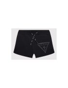 GUESS Pantaloni scurti copii - Bumbac organic - Albastru marin - Bleumarin